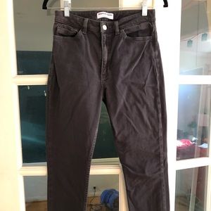American Apparel Charcoal Jeans